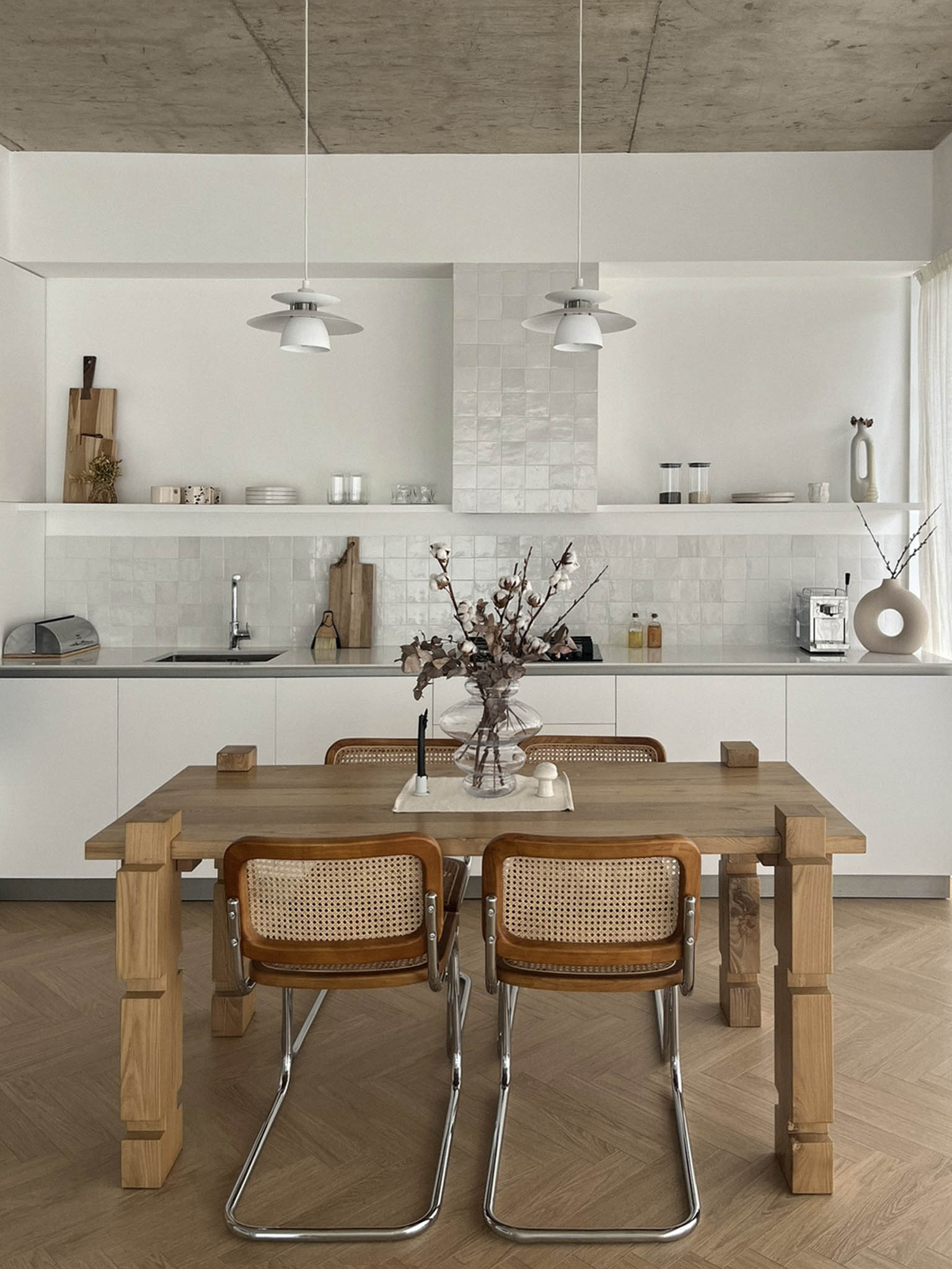 Apartment 17a paired interior view one