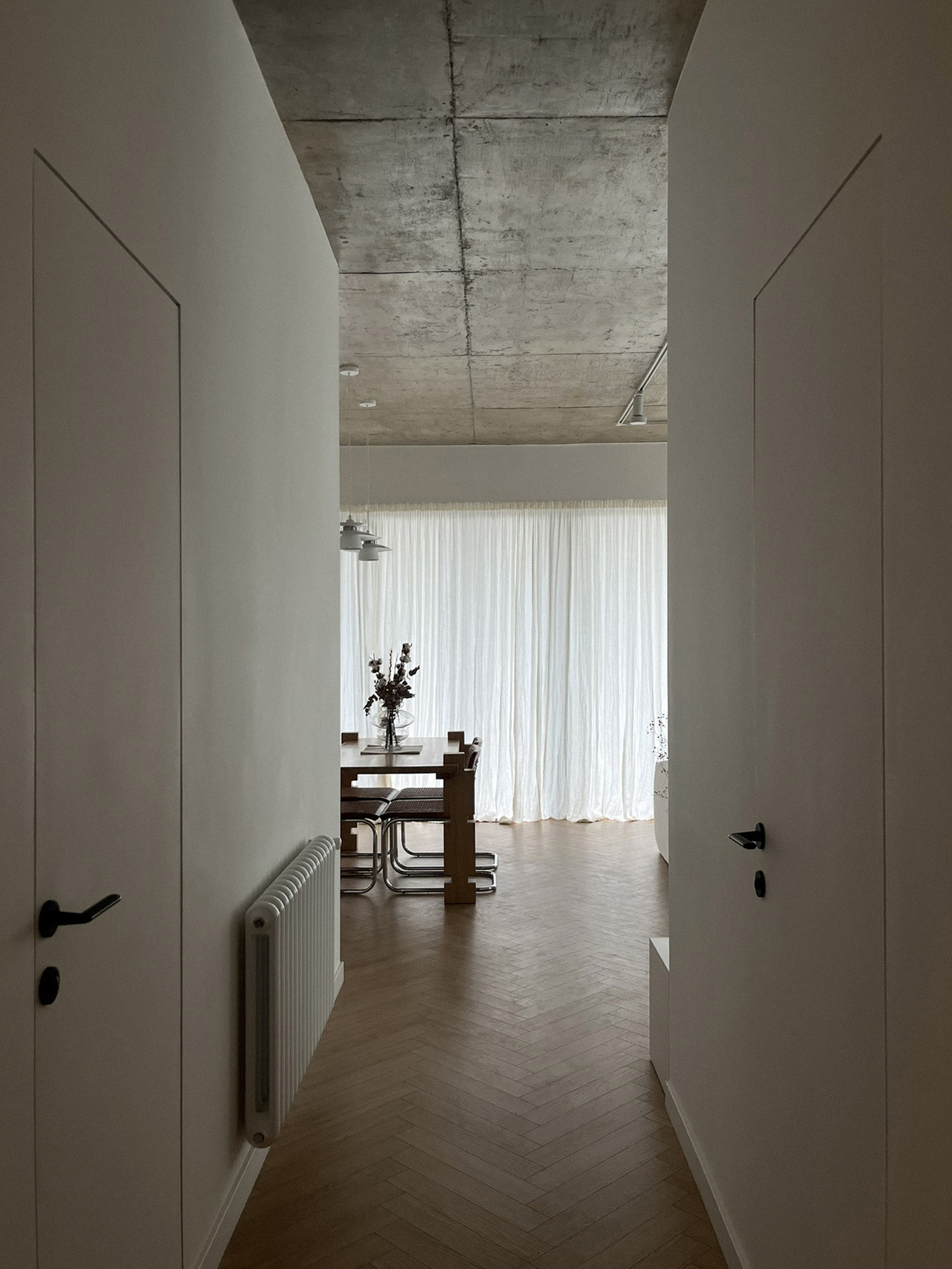 Apartment 17a paired bathroom view one