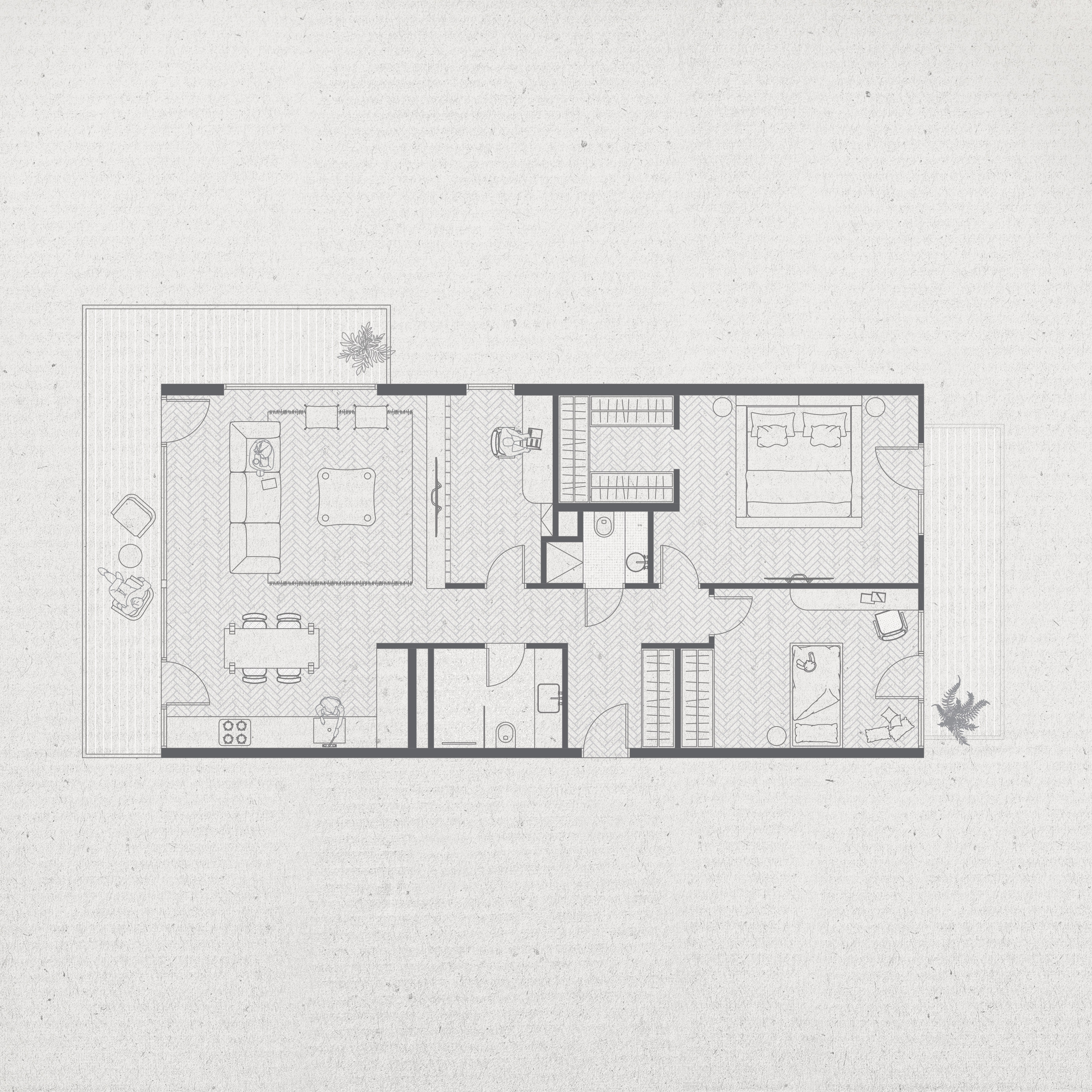 Apartment 17a floor plan