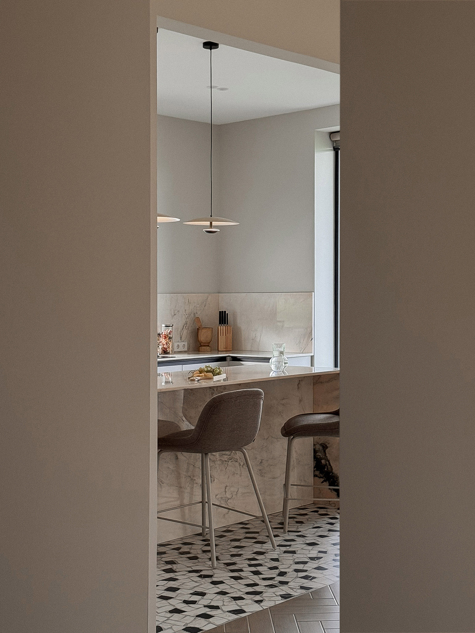 Frezeti House paired interior view two