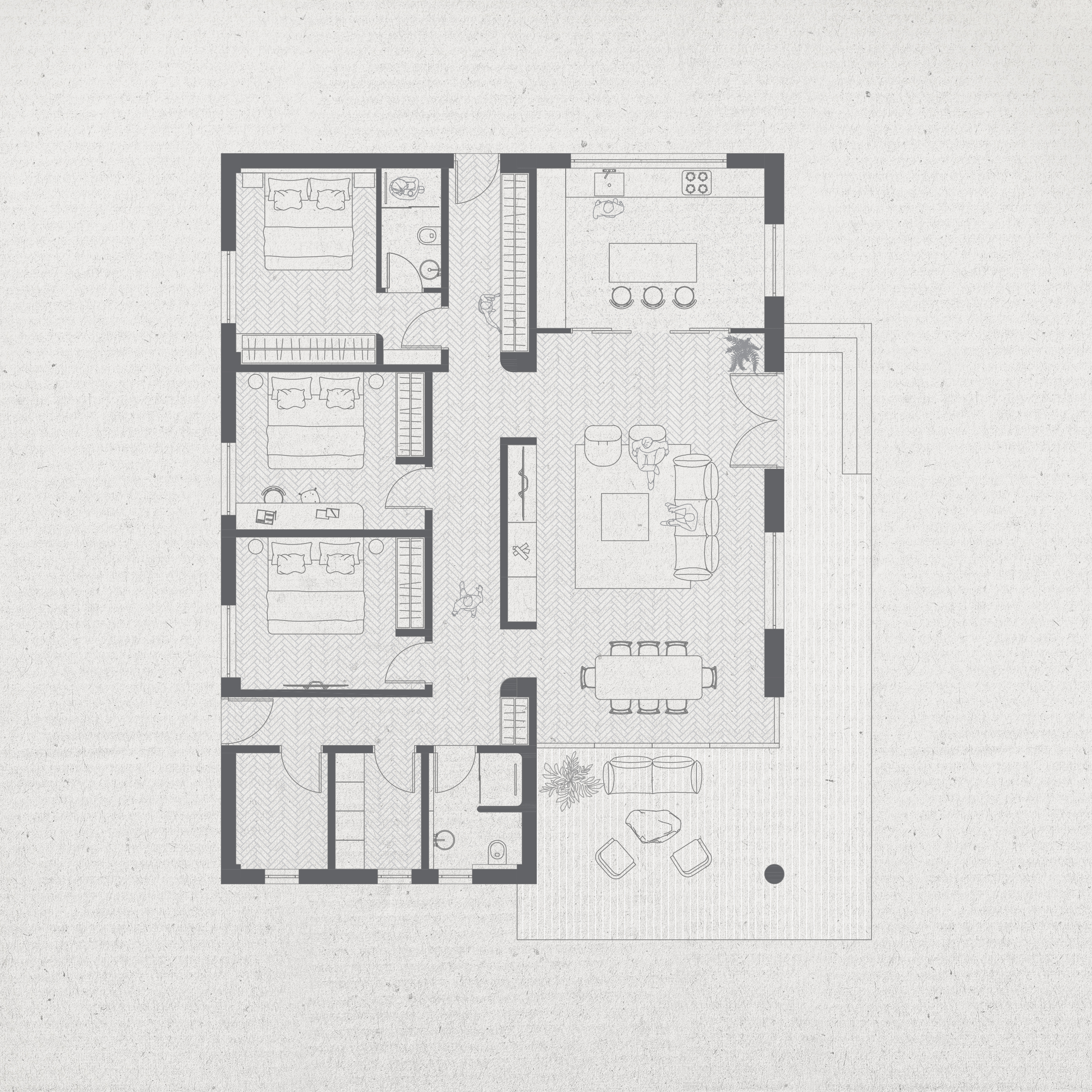 Frezeti House floor plan